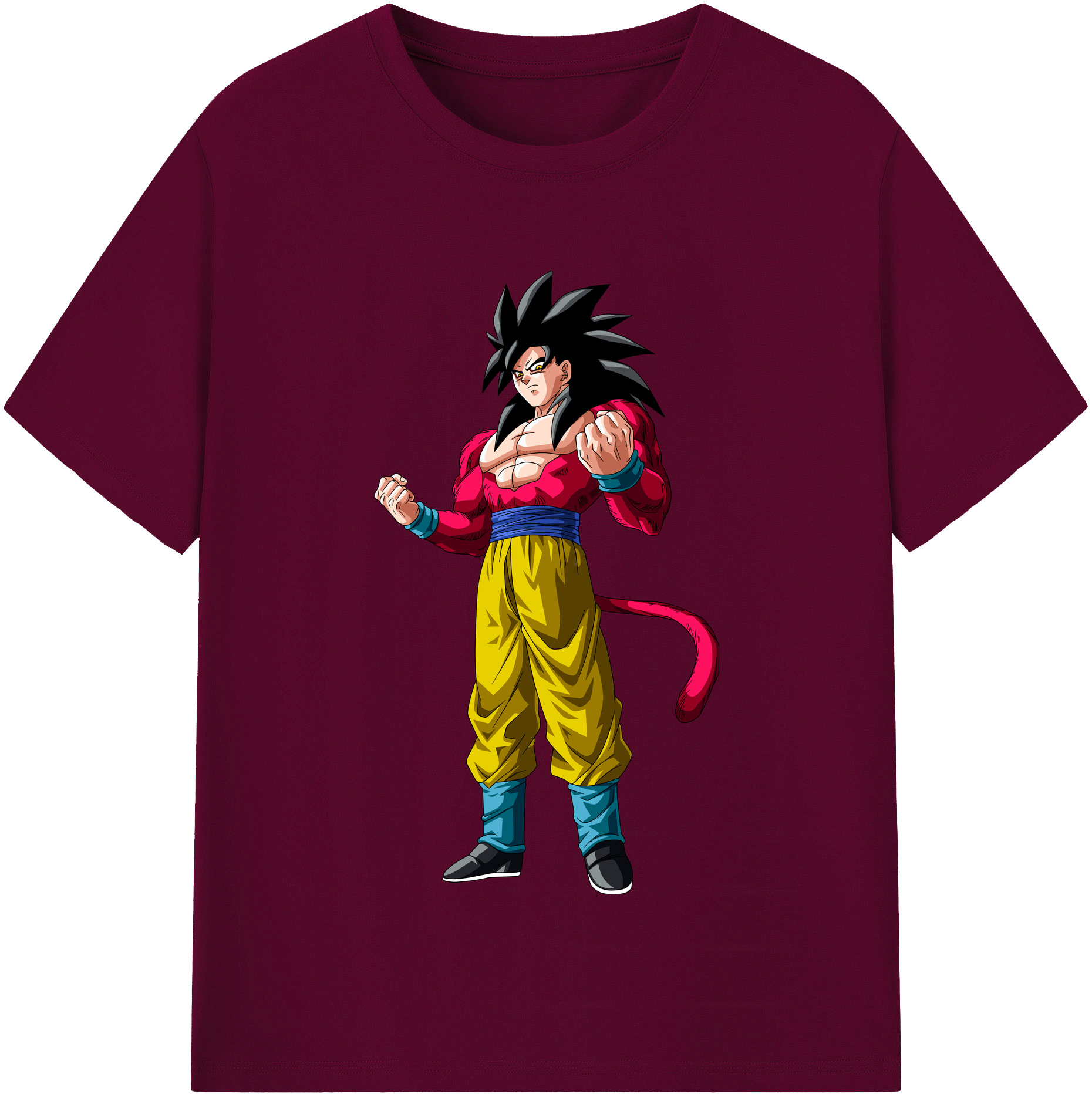 （画像用） ドラゴンボール 孫悟空（そん ごくう）Son Goku カカロット DRAGON BALL Kakarotto レディースカジュアルプリントTシャツ（綿100％）